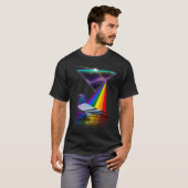 Retro Prism Pigeon T-shirt (Voorkant volledig)