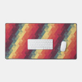 Retro Prism Tumble Desk mat (Keyboard & Muis)