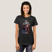 Retro Prism US Flag Hapkido T-shirt (Voorkant volledig)