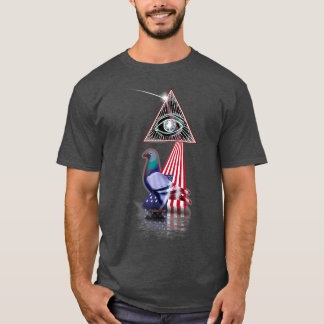 Retro Prism US-vlagduif T-shirt