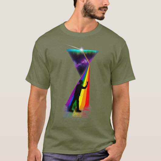 Retro Prisma Darts T-shirt (Voorkant)