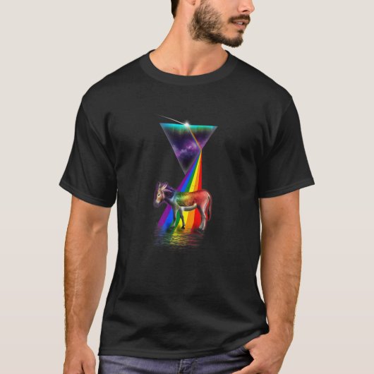  retro prisma ezel t-shirt (Voorkant)