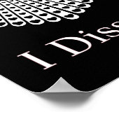 Retro Pro Keuzestijl Wij Afwijkend Feministisch Poster (Hoek)