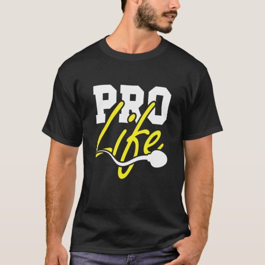 Retro Pro Life Generation Anti Abortion katholieke T-shirt (Voorkant)