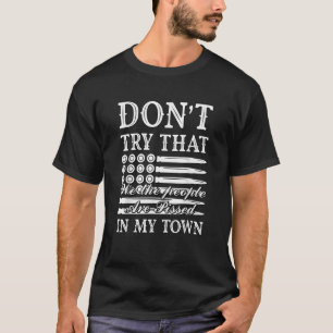retro probeer dat niet in mijn stad Americana T-shirt