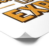 Retro "Procrastination Level Expert" Saying Poster (Hoek)