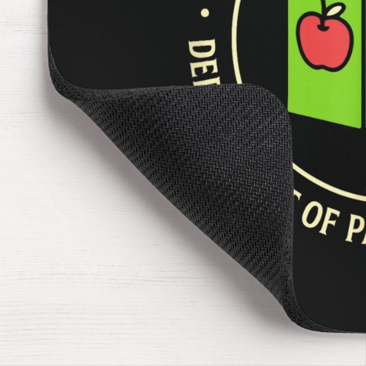 Retro Professional Noticer Department Of Pattern R Muismat (Hoek)