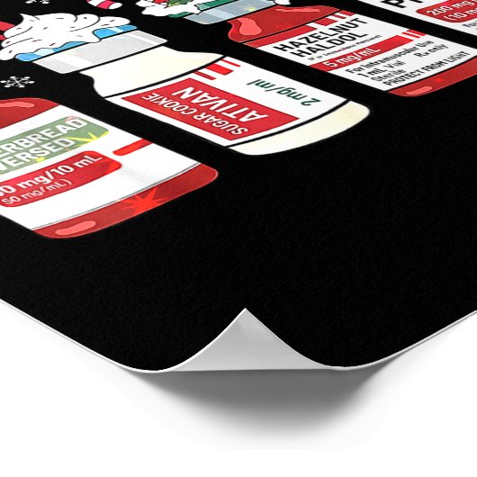 Retro Profol Silent Night Icu Nurses Funny Merry C Poster (Hoek)