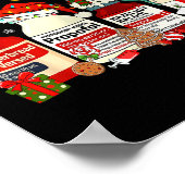 Retro Profol Silent Night Icu Nurses Funny Merry C Poster (Hoek)