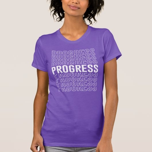 Retro Progress Patroon T-Shirt (Voorkant)