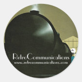 Retro Promo Sticker - Trein (Voorkant)