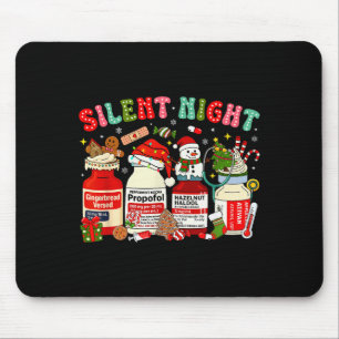Retro Propofol Stille Nacht Icu Verpleegsters Grap Muismat