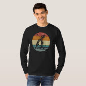  Retro Proud Golf Player Ma Sunset Silhoue T-shirt (Voorkant volledig)