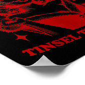 Retro Proud Member Of Tinsel Society Lady Christma Poster (Hoek)