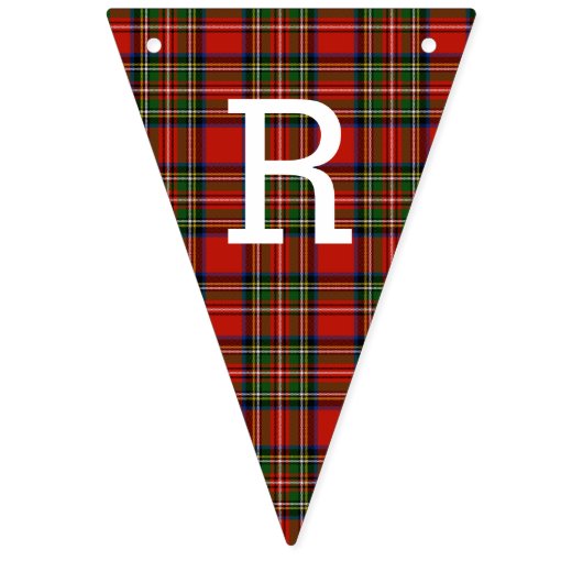 Retro Pset Merry Kerstmis Vlaggetjes (Derde vlag)