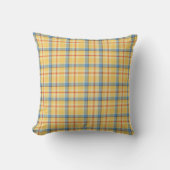 Retro Pset Yellow, blauw, rood Kussen (Voorkant)