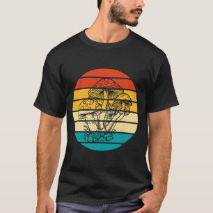 Retro  Psilocybin Magic Mushroom Collector T-shirt