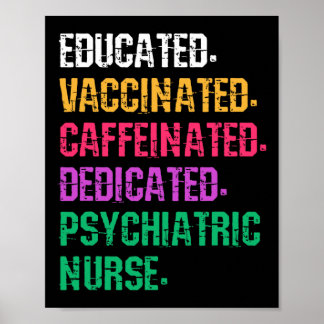 Retro Psych Verpleegster Psychiatrische Verpleegku Poster