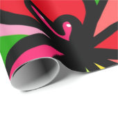 Retro Psychedelic Cadeaupapier (Rol Hoek)