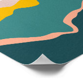 Retro psychedelic Groovy Colorful poster (Hoek)