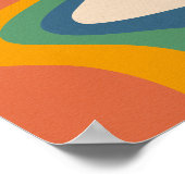 Retro psychedelic Groovy Colorful poster (Hoek)