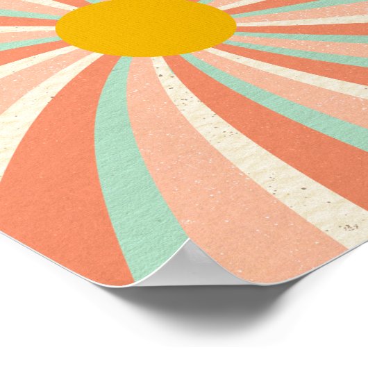 Retro psychedelic Groovy Colorful poster (Hoek)