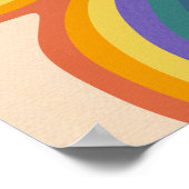 Retro psychedelic Groovy Colorful poster (Hoek)