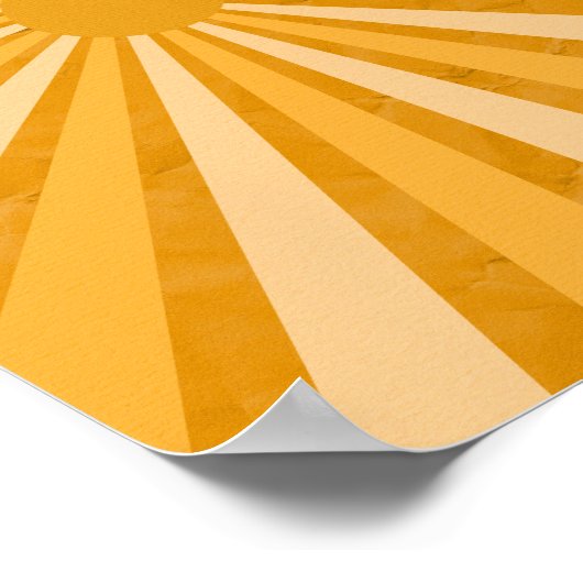 Retro psychedelic Groovy Colorful poster (Hoek)