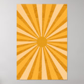 Retro psychedelic Groovy Colorful poster (Voorkant)