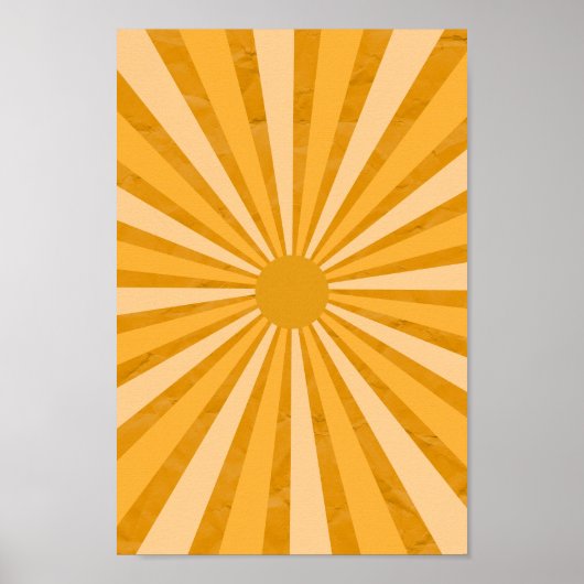 Retro psychedelic Groovy Colorful poster (Voorkant)