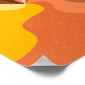 Retro psychedelic Groovy Colorful poster (Hoek)