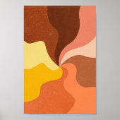 Retro psychedelic Groovy Colorful poster (Voorkant)