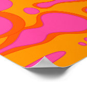 Retro psychedelic Groovy Colorful poster (Hoek)