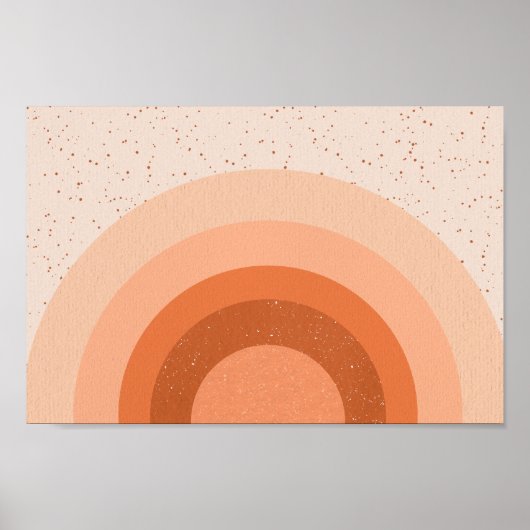 Retro psychedelic Groovy Colorful poster (Voorkant)