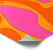 Retro psychedelic Groovy Colorful poster (Hoek)