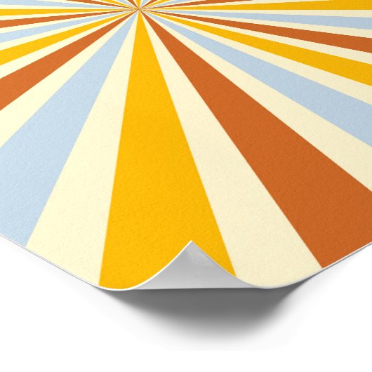 Retro psychedelic Groovy Colorful poster (Hoek)