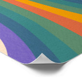 Retro psychedelic Groovy Colorful poster (Hoek)
