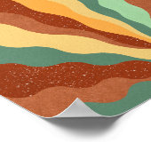 Retro psychedelic Groovy Colorful poster (Hoek)