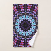 Retro Psychedelic Mandala Trippy Hippie Boho Chic Bad Handdoek (Handdoek)