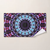 Retro Psychedelic Mandala Trippy Hippie Boho Chic Bad Handdoek (Handdoek)
