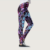 Retro Psychedelic Mandala Trippy Hippie Boho Chic Leggings (Rechts)
