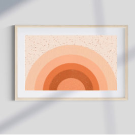 Retro psychedelische Groovy Kleurrijke poster