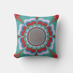 Retro Psychedelische Mandala Bloem Abstracte Kunst Kussen