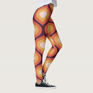 Retro Psychedelische Mandala Yoga Broek Kleurrijk Leggings