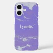 Retro psychedelische monogram Case-Mate iPhone case (Achterkant)