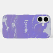 Retro  psychedelische monogram Case-Mate iPhone case (Achterkant (horizontaal))