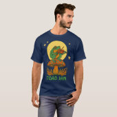 Retro psychedelische padjam paddenstoel t-shirt (Voorkant volledig)