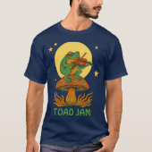 Retro psychedelische padjam paddenstoel t-shirt (Voorkant)