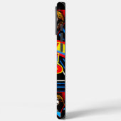 Retro Psychedelische Rock Geïnspireerde Abstract G Case-Mate iPhone Case (Achterkant / Links)