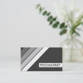 retro PSYCHIATRIST Visitekaartje (Staand voorkant)